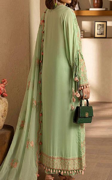 Gul Ahmed Pistachio Voile Suit | Pakistani Lawn Dress in USA- Image 2