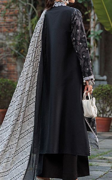 Gul Ahmed Black/Off White Lawn Suit | Pakistani Lawn Dress in USA- Image 2