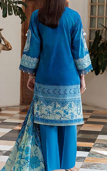 Gul Ahmed Blue Lawn Suit | Pakistani Lawn Dress in USA- Image 2