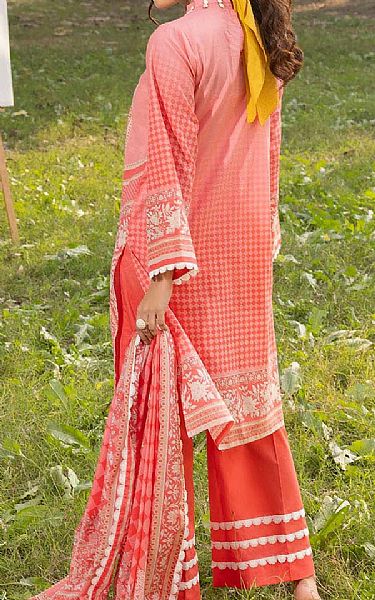 Gul Ahmed Coral Lawn Suit | Pakistani Lawn Dress in USA- Image 2