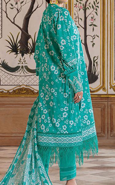 Gul Ahmed Sea Green Lawn Suit | Pakistani Lawn Dress in USA- Image 2