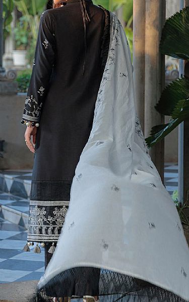Gul Ahmed Black Lawn Suit | Pakistani Lawn Dress in USA- Image 2