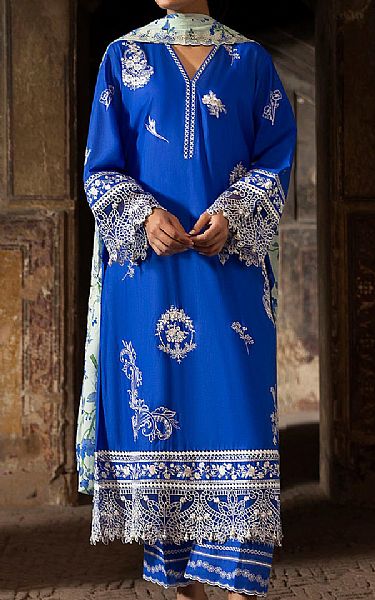 Gul Ahmed Blue Lawn Suit | Pakistani Lawn Dress in USA- Image 1