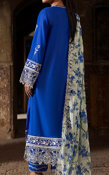 Gul Ahmed Blue Lawn Suit | Pakistani Lawn Dress in USA- Image 2