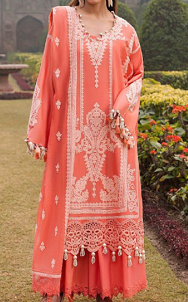 Gul Ahmed Coral Lawn Suit | Pakistani Lawn Dress in USA- Image 1