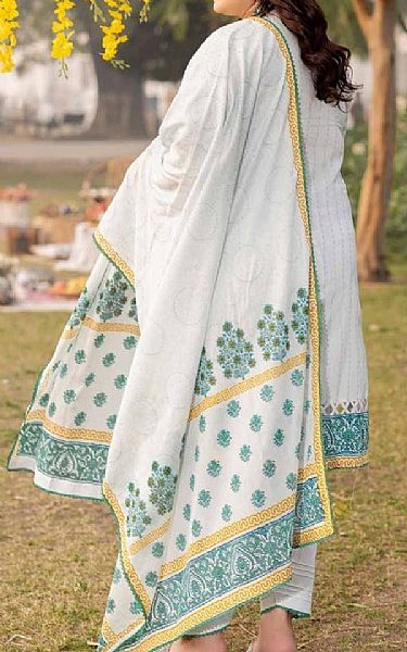 Gul Ahmed Off White Lawn Suit | Pakistani Lawn Suits- Image 2