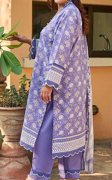 Gul Ahmed Lavender Lawn Suit | Pakistani Lawn Dress in USA- Image 2