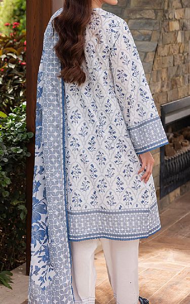 Gul Ahmed Off White Lawn Suit | Pakistani Lawn Dress in USA- Image 2