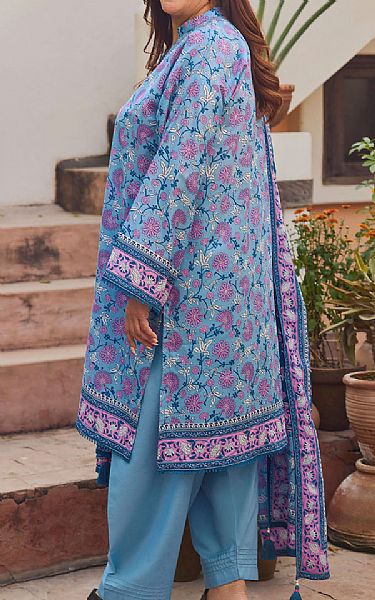 Gul Ahmed Blue Lawn Suit | Pakistani Lawn Dress in USA- Image 2