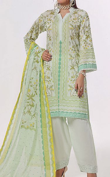 Gul Ahmed Sea Mist Lawn Suit | Pakistani Lawn Dress in USA- Image 1