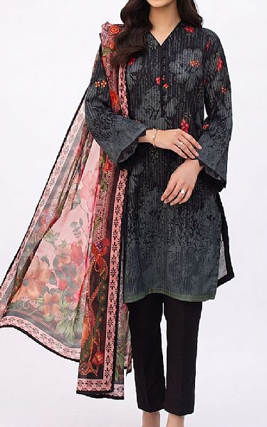 Gul Ahmed Black Lawn Suit | Pakistani Lawn Dress in USA- Image 1