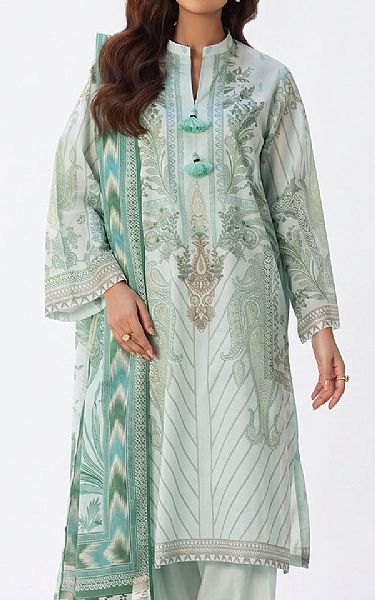 Gul Ahmed Sea Mist Lawn Suit | Pakistani Lawn Dress in USA- Image 2