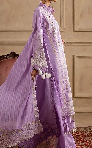 Gul Ahmed Lavender Lawn Suit | Pakistani Lawn Dress in USA- Image 2