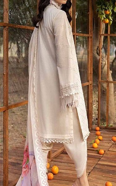 Gul Ahmed Off White Lawn Suit | Pakistani Lawn Suits- Image 2