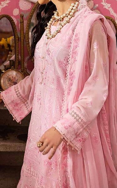 Gul Ahmed Pink Swiss Voile Suit | Pakistani Lawn Suits- Image 2