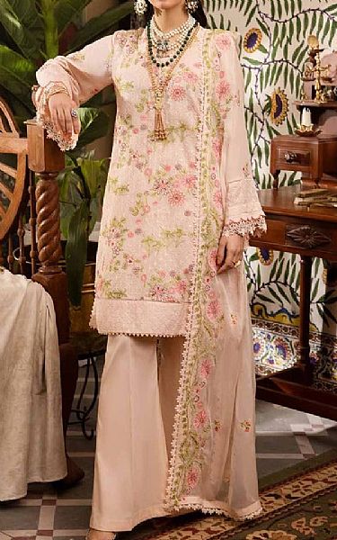 Gul Ahmed Mandys Pink Swiss Voile Suit | Pakistani Lawn Suits- Image 1