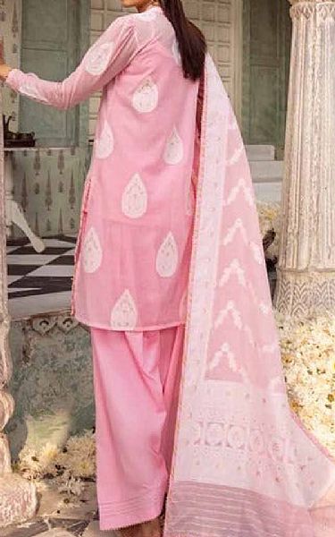Gul Ahmed Pink Jacquard Suit | Pakistani Lawn Suits- Image 2