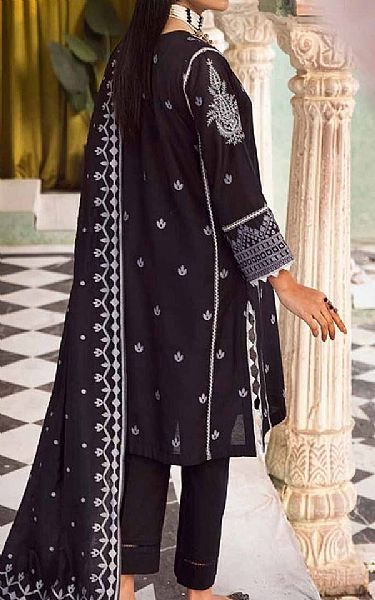 Gul Ahmed Black Jacquard Suit | Pakistani Lawn Suits- Image 2