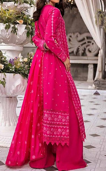 Gul Ahmed Hot Pink Lawn Suit | Pakistani Lawn Suits- Image 2