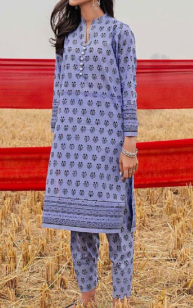 Cornflower Blue Lawn Kurti | Pakistani Dresses in USA