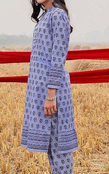 Cornflower Blue Lawn Kurti | Pakistani Dresses in USA
