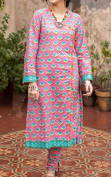 Hot Pink Lawn Kurti | Pakistani Dresses in USA
