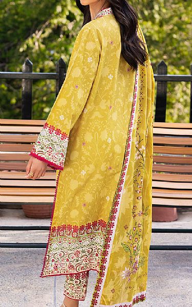 Gul Ahmed Mustard Lawn Suit | Pakistani Lawn Dress in USA- Image 2