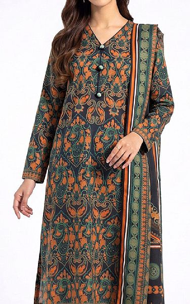 Gul Ahmed Black Lawn Suit | Pakistani Lawn Dress in USA- Image 2