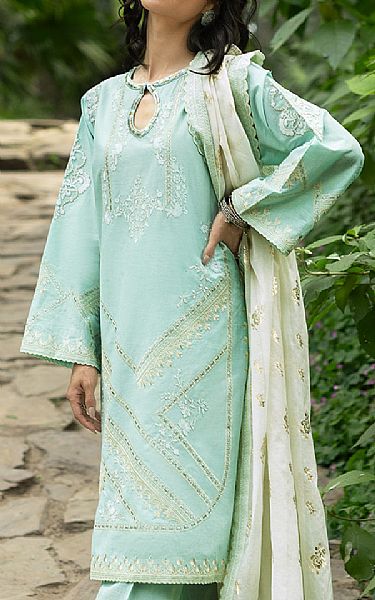Gul Ahmed Sea Mist Lawn Suit | Pakistani Lawn Dress in USA- Image 2