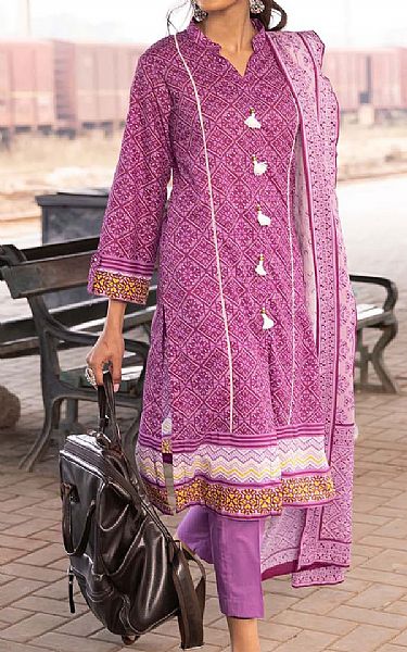 Orchid Purple Lawn Suit (2 Pcs) | Pakistani Dresses in USA