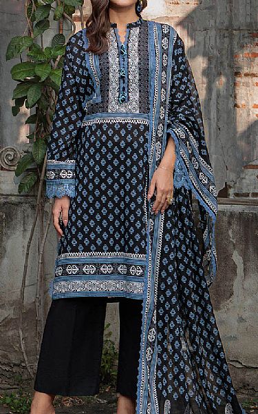 Gul Ahmed Black Lawn Suit | Pakistani Lawn Dress in USA- Image 1