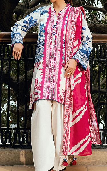 Gul Ahmed Multi Cross Hatch Suit | Pakistani Lawn Dress in USA- Image 1
