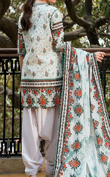 Gul Ahmed Off White Cross Hatch Suit | Pakistani Lawn Dress in USA- Image 2