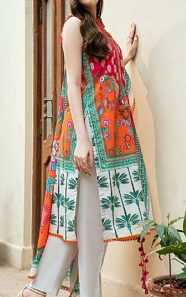 Gul Ahmed Multi Cross Hatch Suit | Pakistani Lawn Dress in USA- Image 2