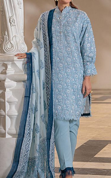 Gul Ahmed Cadet Grey Lawn Suit | Pakistani Lawn Dress in USA- Image 1