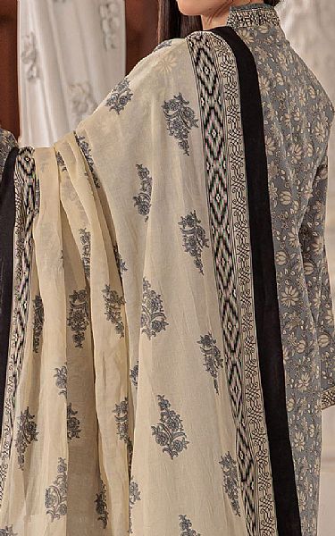 Gul Ahmed Grey Lawn Suit | Pakistani Lawn Dress in USA- Image 2