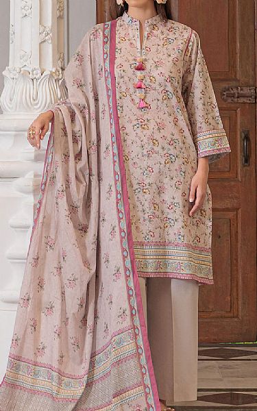 Gul Ahmed Pink Flare Lawn Suit | Pakistani Lawn Dress in USA- Image 1