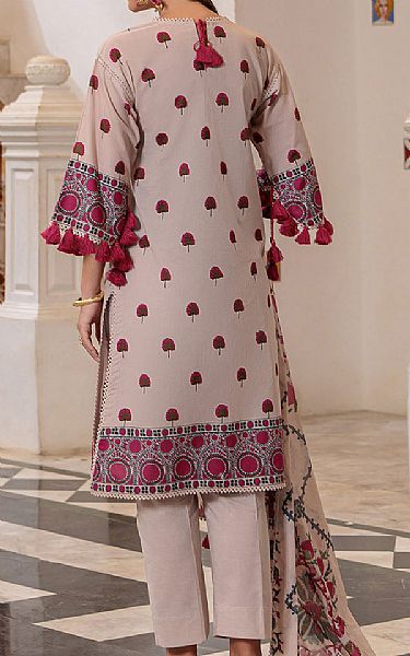 Gul Ahmed Dusty Grey Lawn Suit | Pakistani Lawn Dress in USA- Image 2