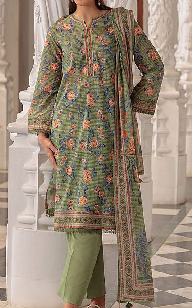 Gul Ahmed Sage Lawn Suit | Pakistani Lawn Dress in USA- Image 1