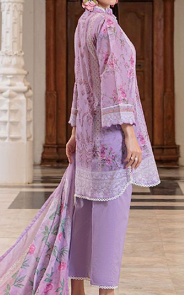 Gul Ahmed Lilac Lawn Suit | Pakistani Lawn Dress in USA- Image 2
