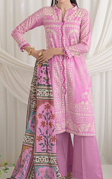Gul Ahmed Cadillac Pink Dobby Suit | Pakistani Lawn Dress in USA- Image 1