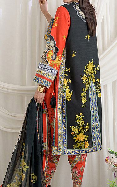 Gul Ahmed Black Dobby Suit | Pakistani Lawn Dress in USA- Image 2