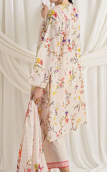 Gul Ahmed Off White Lawn Suit | Pakistani Lawn Dress in USA- Image 2