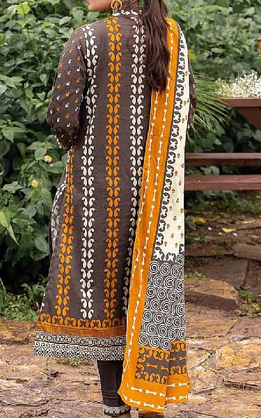 Gul Ahmed Brown Khaddar Suit | Pakistani Winter Dresses- Image 2