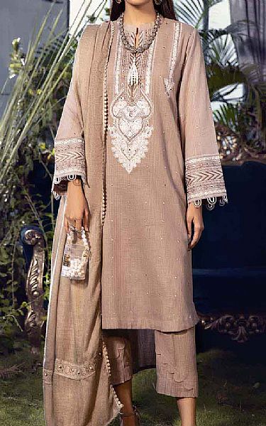 Gul Ahmed Tumbleweed Khaddar Suit | Pakistani Dresses in USA- Image 1