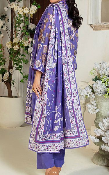 Gul Ahmed Pastel Purple Khaddar Suit | Pakistani Winter Dresses in USA- Image 2