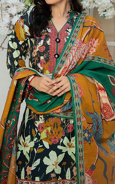 Gul Ahmed Multi Khaddar Suit | Pakistani Winter Dresses in USA- Image 1