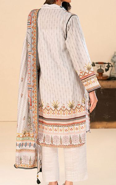 Gul Ahmed Light Grey Khaddar Suit | Pakistani Winter Dresses in USA- Image 2