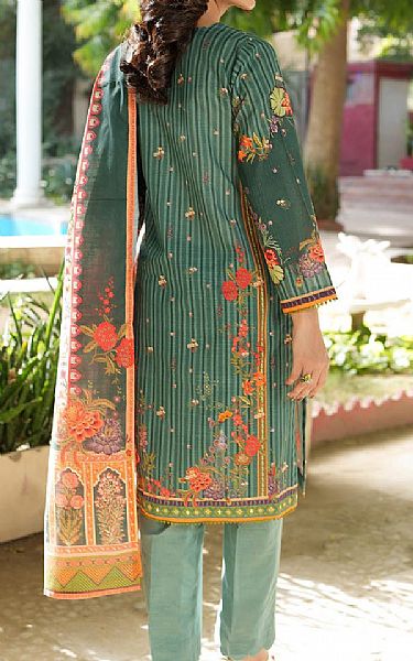 Gul Ahmed Mineral Green Khaddar Suit | Pakistani Winter Dresses in USA- Image 2