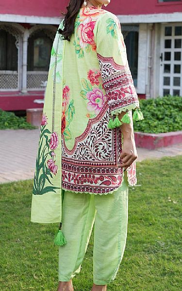 Gul Ahmed Light Green Khaddar Suit | Pakistani Winter Dresses in USA- Image 2